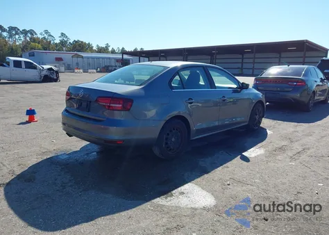 2017 Volkswagen Jetta 1.4T S из США, поврежденный, VIN 3VW2B7AJ0HM395015